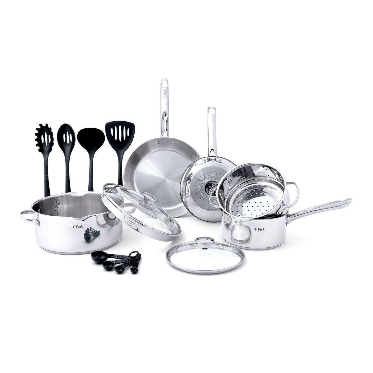 Cook and Strain Stainless Steel Cookware Set, 15-pc W5G9 - product image 3