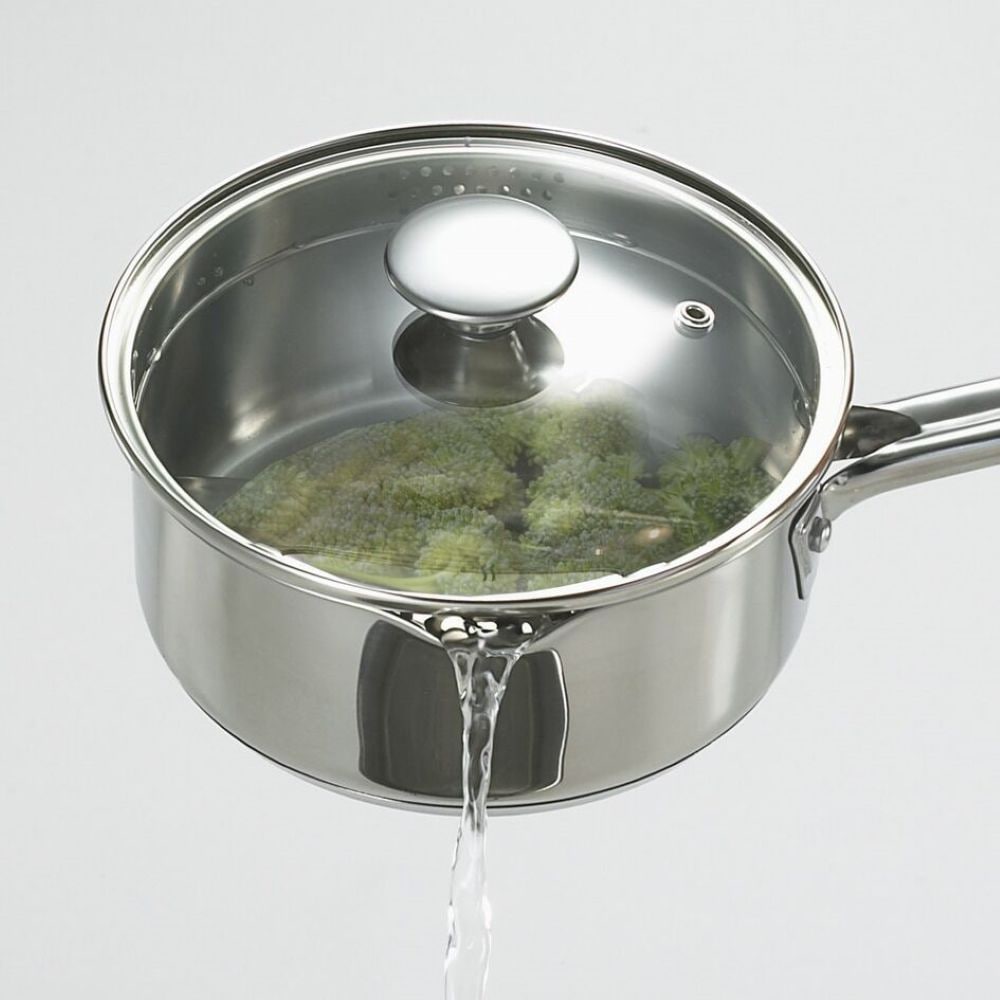 Cook and Strain Stainless Steel Cookware Set, 15-pc W5G9 - product image 4