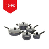 Hard Titanium Cookware Set, Non-stick, Dishwasher & Oven Safe, Grey, 10-pc G4Q1 - product image 3