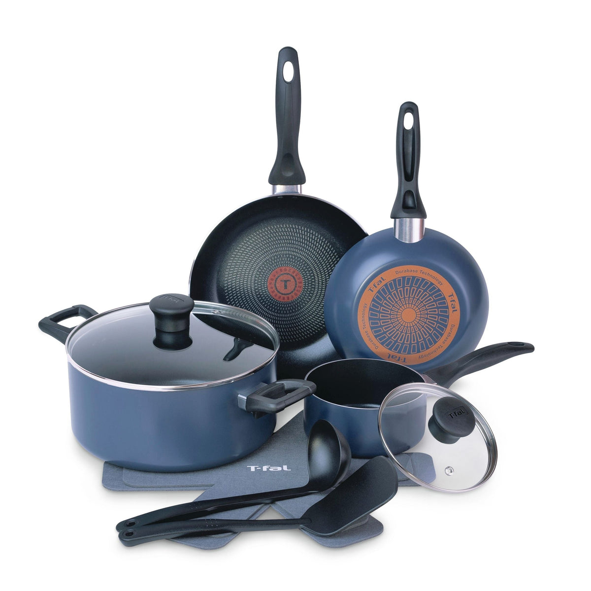 Viva Aluminum Non-Stick Cookware Set, Blue, 10-pc V4R6 - product image 2