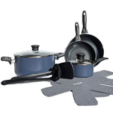 Viva Aluminum Non-Stick Cookware Set, Blue, 10-pc V4R6 - product image 4