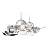 Viva Stainless Steel Cookware Set, Dishwasher & Oven Safe, Pots and Pans Set, 10-pc U9O9 - product image 1
