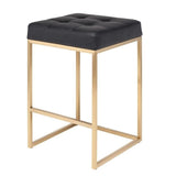 Me Home Black Stainless Steel Pipe Counter Stool Z1Y6 - product image 1