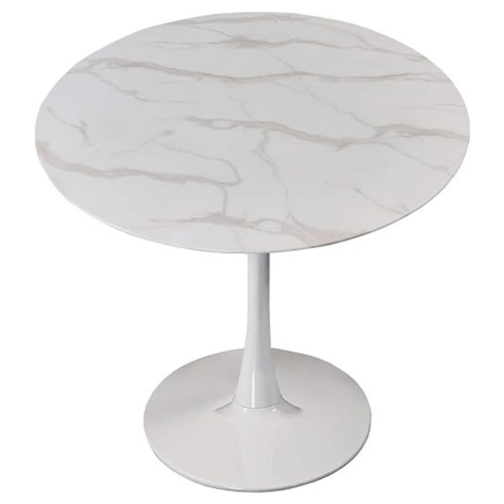 Me Home Leo Faux Marble Dining Table Tulip Base W0Q6 - product image 3