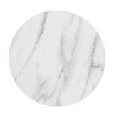 Me Home Leo Faux Marble Dining Table Tulip Base W0Q6 - product image 4