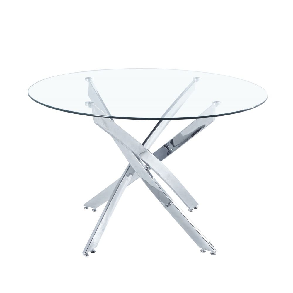 Me Home Star Glass Round Dining Table E5N0 - product image 2