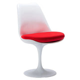 Me Home Tulip Chair Armless Chair, Fiberglass, Red A6B1 - product image 2