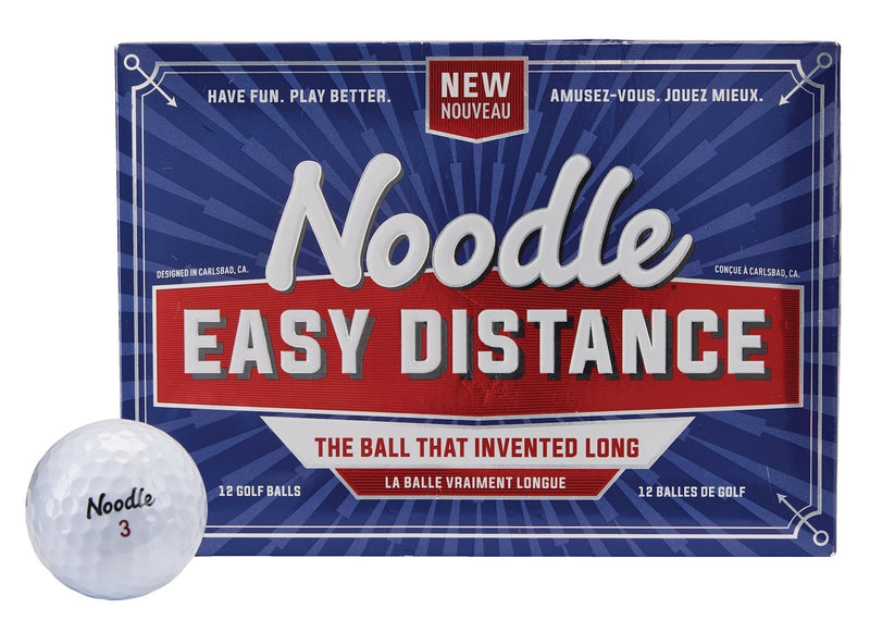 Noodle Easy Distance Golf Balls, White, 12-pk Q1N0
