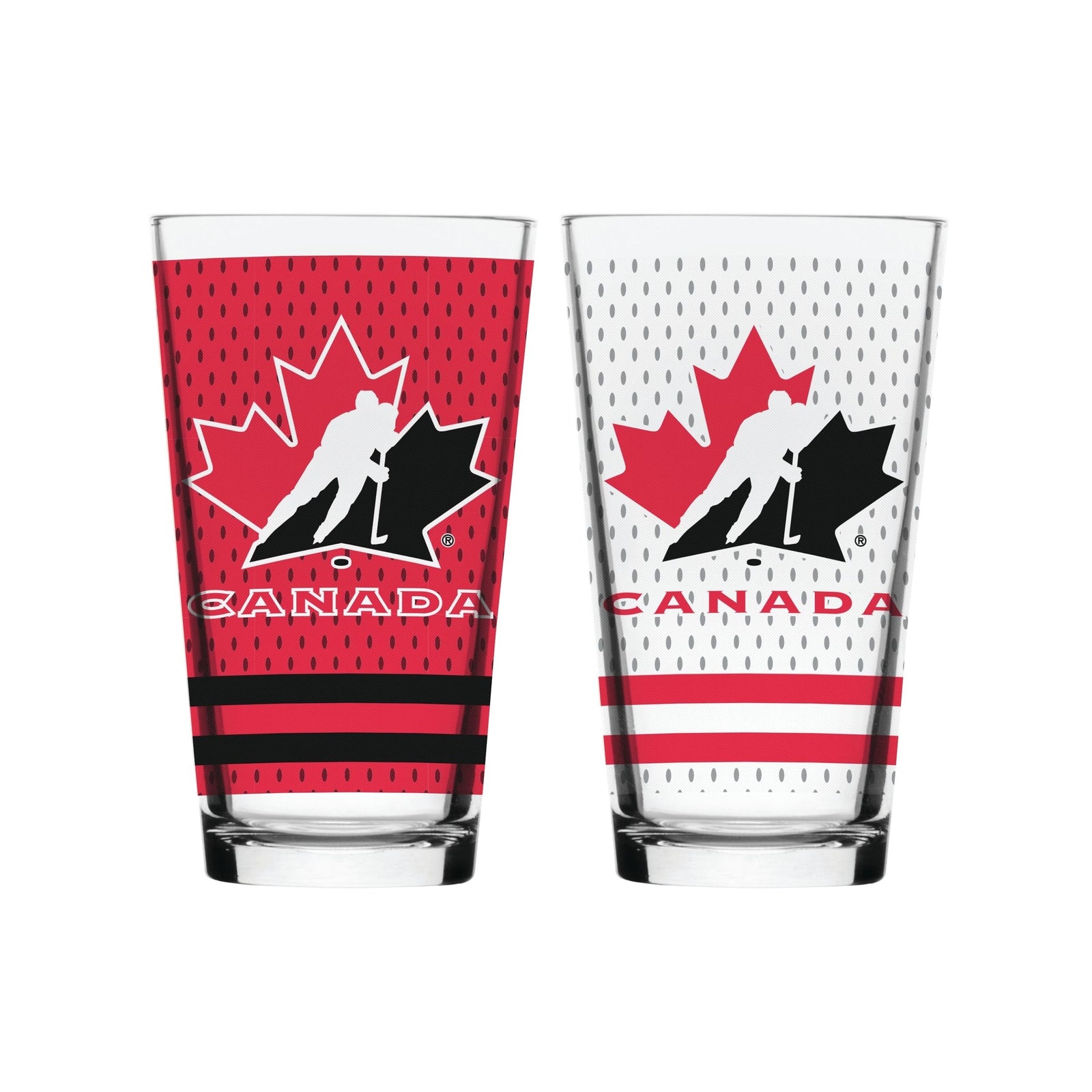 Team Canada/Hockey Canada Mixing Pint Glass Set, 16-oz, 2-pk P8G9 - product image 1