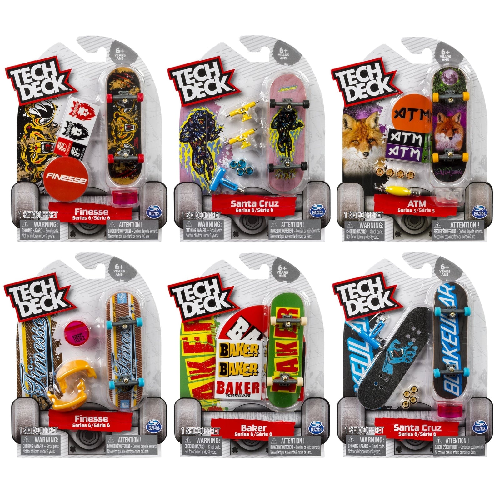 Deck 96-mm Fingerboard Mini Skateboard with Authentic Designs, Ages 6+ S6Y1 - product image 7
