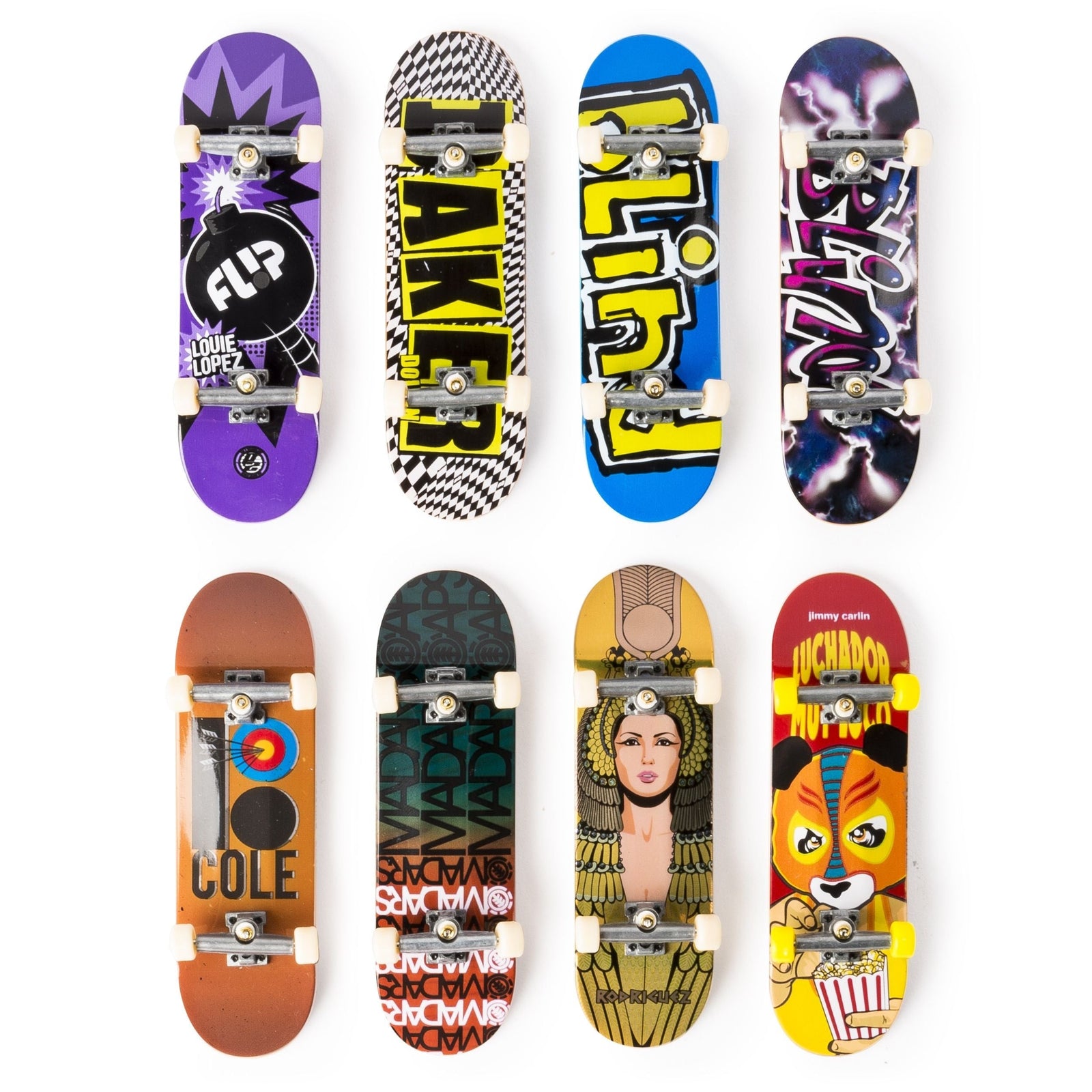 Deck 96-mm Fingerboard Mini Skateboard with Authentic Designs, Ages 6+ S6Y1 - product image 8