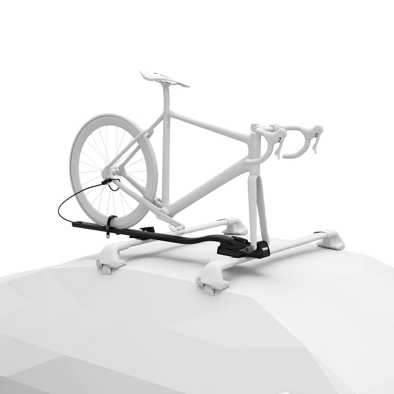FastRide Black Lockable Fork Mount Roof Bike Rack J8J4