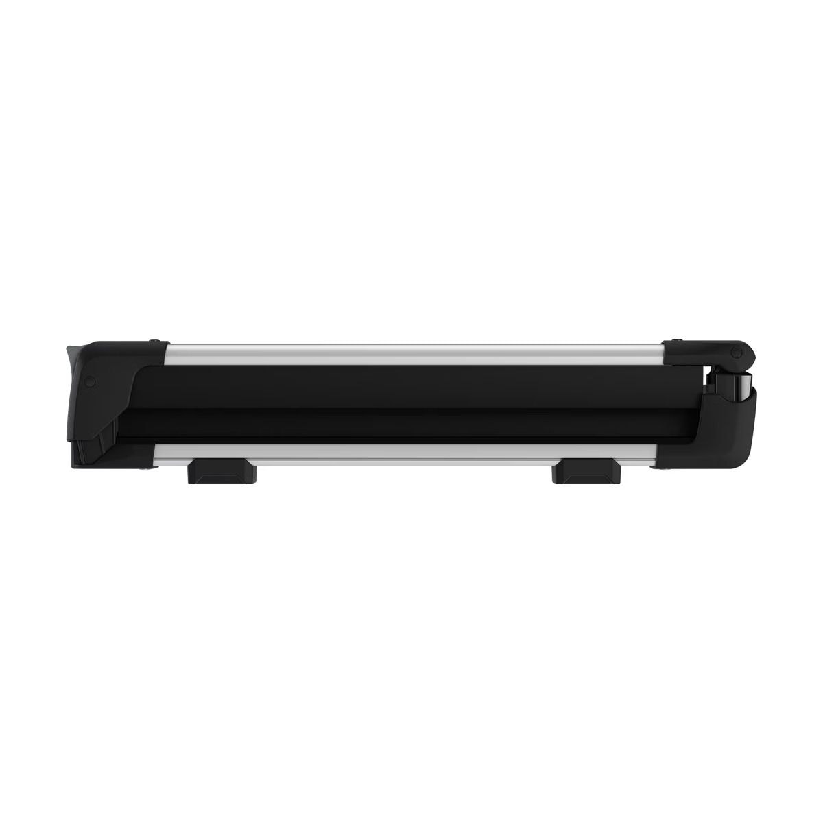 SnowPack Stainless Steel Roof Top Mount Ski/Snowboard Rack, Medium, Black, 2-pc X1V6 - product image 1