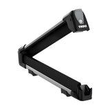 SnowPack Stainless Steel Roof Top Mount Ski/Snowboard Rack, Medium, Black, 2-pc F2F0 - product image 8