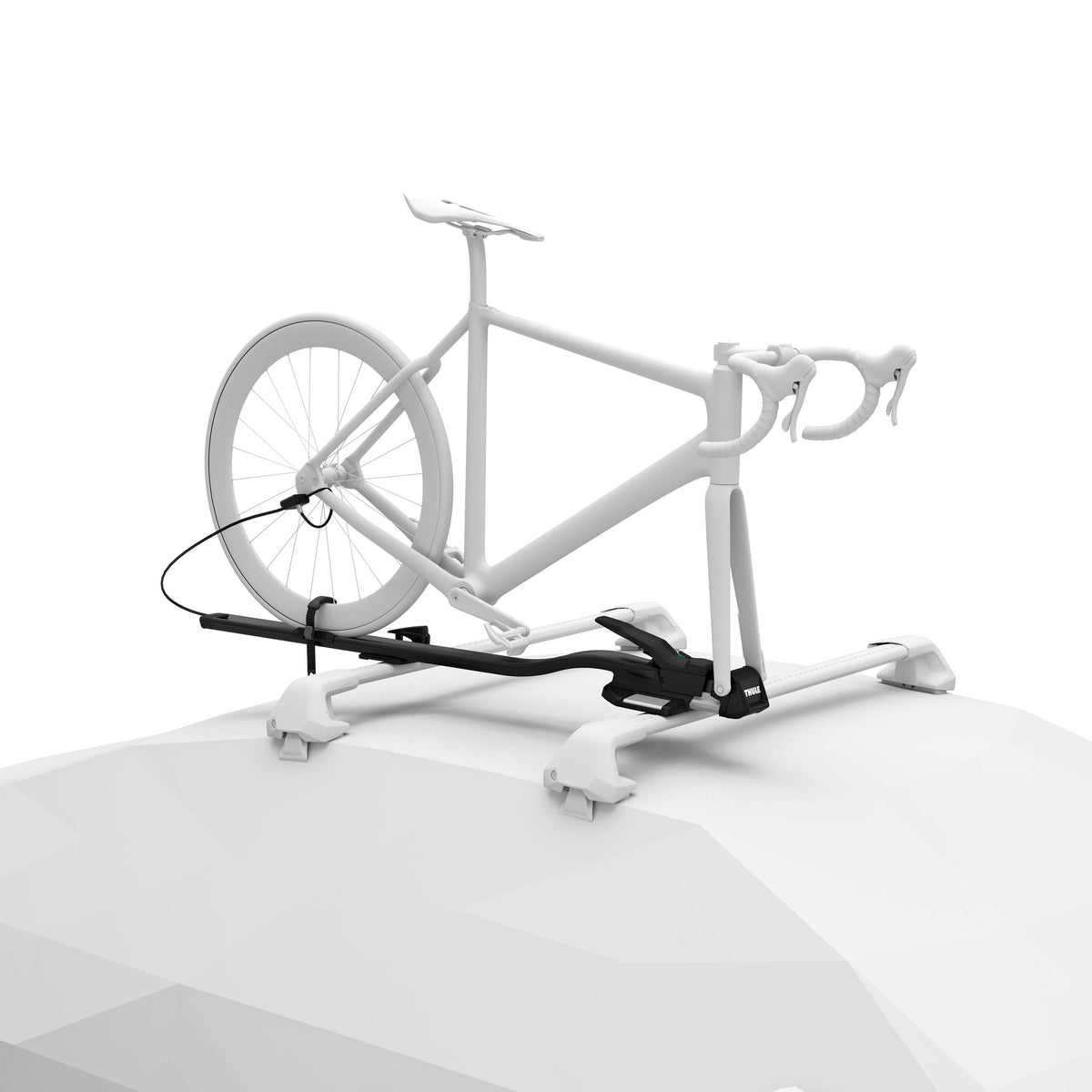 UpRide Black Lockable Fork Mount Roof Bike Rack Y0O9 - product image 1