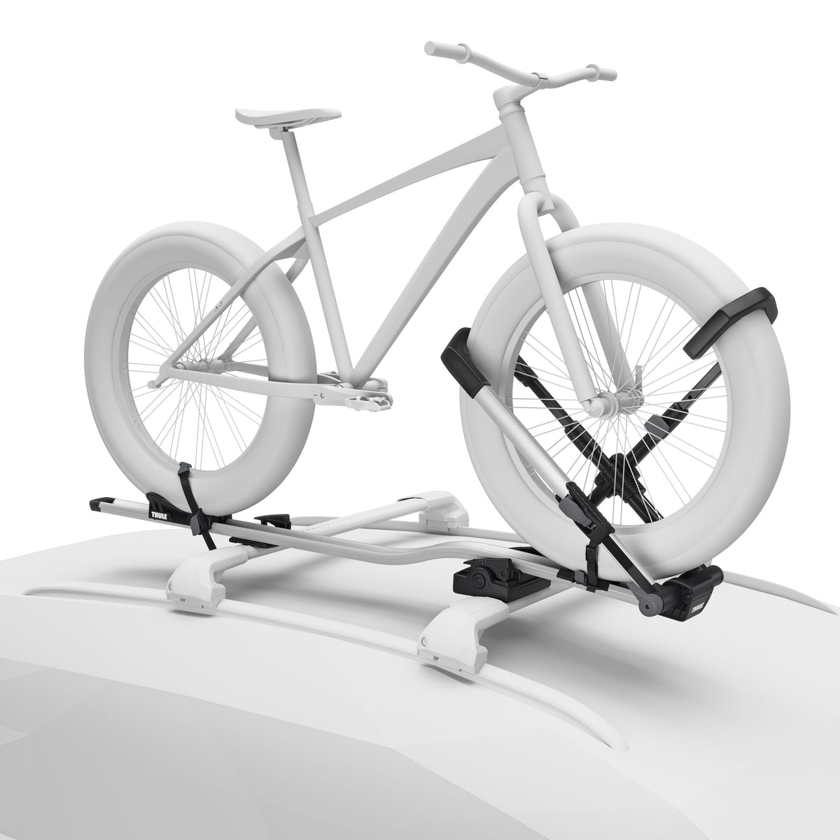 UpRide Wheel Mount Roof Bike Rack with Ratcheting Strap L0P2 - product image 3