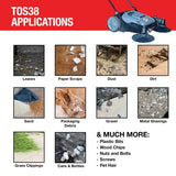 Commercial Push Sweeper & Hard Floor Cleaner, 38-in U6F7 - product image 4