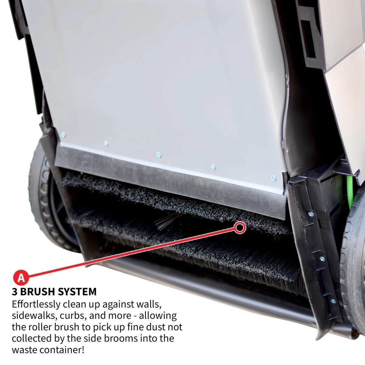 Commercial Push Sweeper & Hard Floor Cleaner, 38-in U6F7 - product image 7