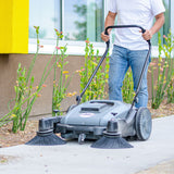 Commercial Push Sweeper & Hard Floor Cleaner, 38-in U6F7 - product image 8