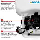 Power TCS6.5 Concrete Backpack Sprayer, 450 PSI N5K4 - product image 4