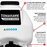 Power TCS6.5 Concrete Backpack Sprayer, 450 PSI N5K4 - product image 8