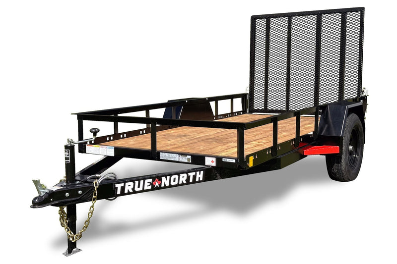 60-in x 10-ft Landscape Utility Trailer with Ramp Gate D0P6