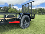 60-in x 10-ft Landscape Utility Trailer with Ramp Gate D0P6 - product image 3