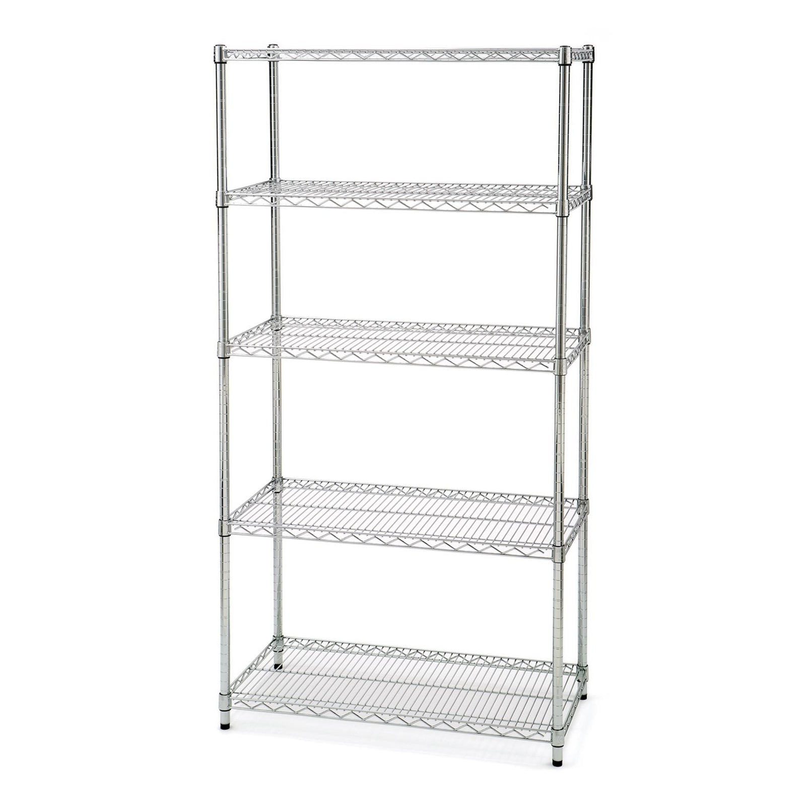 Classics 5-Tier NSF Shelving, 36-in x 18-in x 72-in, Zinc D7Y3 - product image 1