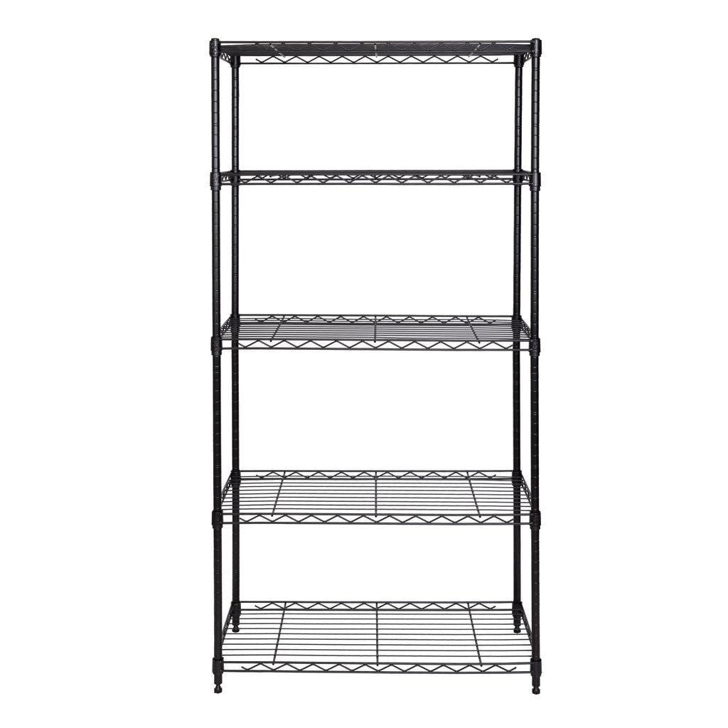 Classics 5-Tier Steel Shelving, 30-in x 14-in x 60-in, Black B8Z8 - product image 1