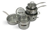 Elite Series 3-Ply Clad Stainless Cookware Set, Oven Safe G2B4 - product image 1