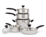 Everyday Series Premium Stainless Steel Cookware Set, Dishwasher & Oven-Safe, 10-pc J2Y8 - product image 4
