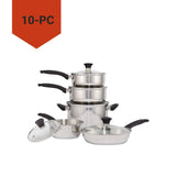 Everyday Series Premium Stainless Steel Cookware Set, Dishwasher & Oven-Safe, 10-pc J2Y8 - product image 6