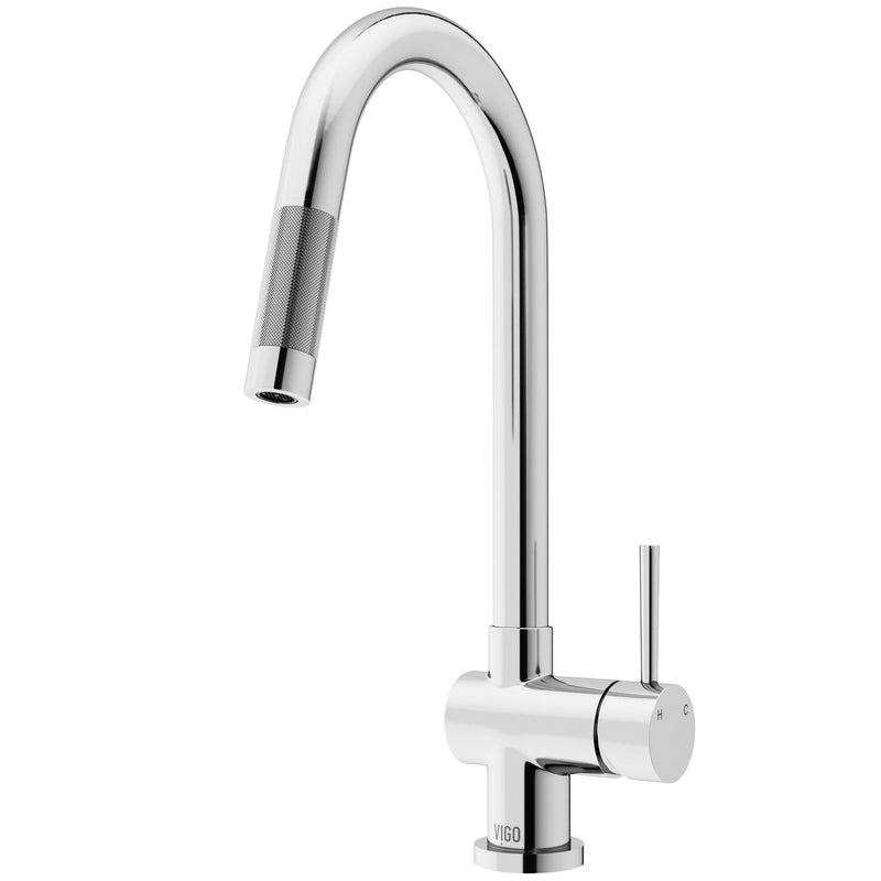 Gramercy 17-in Touchless Kitchen Faucet, Various Finishes O1O9
