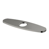Kitchen Sink Faucet Hole Cover Deck Plate For 1 or 3 Hole, Stainless Steel, 10-in Q8Q0 - product image 1