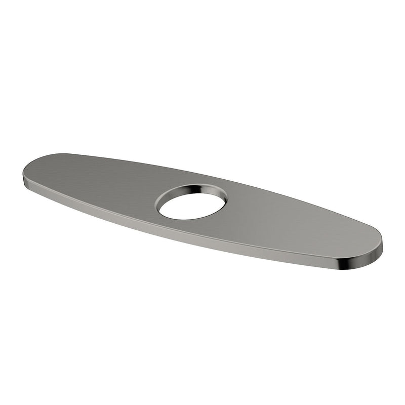 Kitchen Sink Faucet Hole Cover Deck Plate For 1 or 3 Hole, Stainless Steel, 10-in Q8Q0