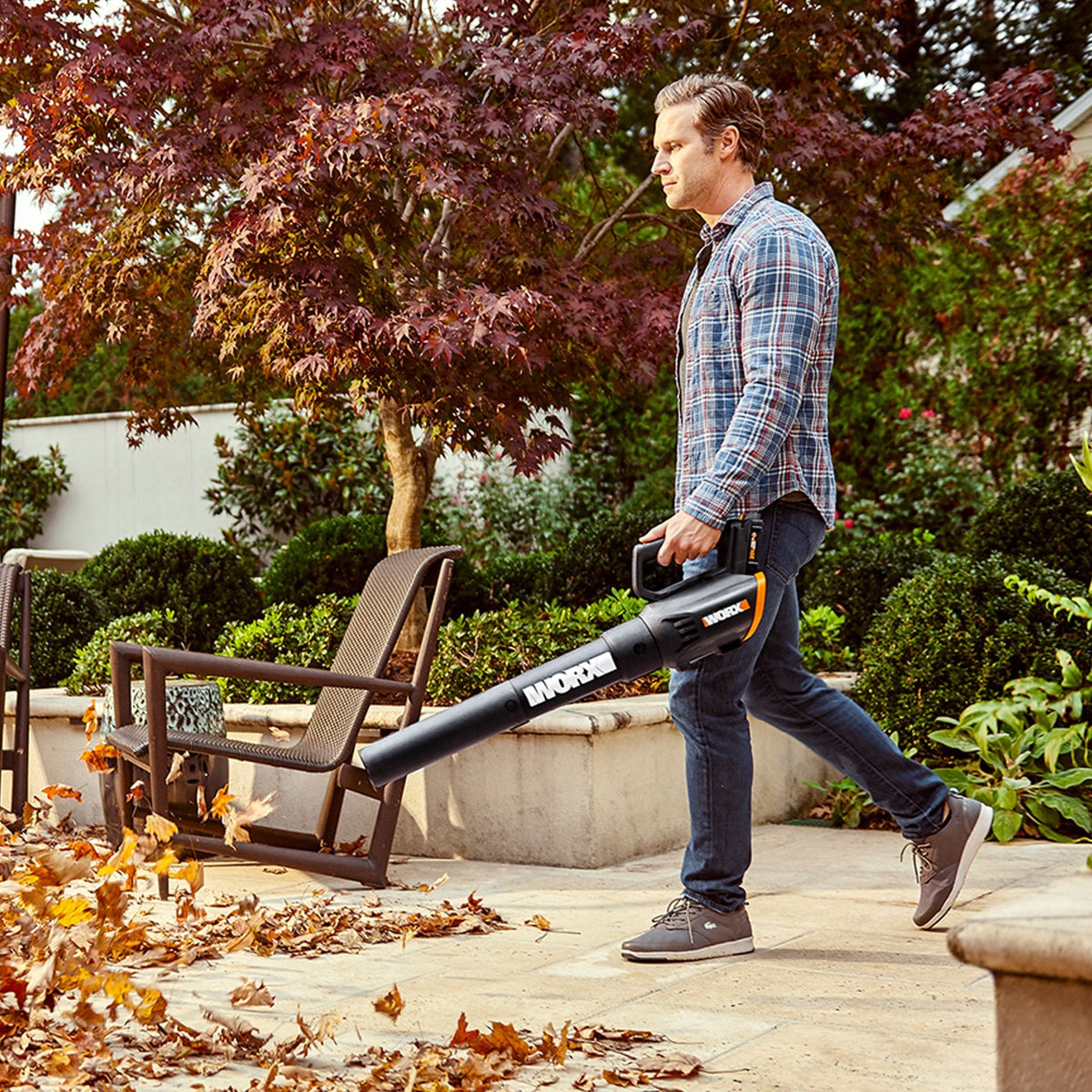 WG929 20V Power Share Cordless Grass Trimmer & Leaf Blower Combo Kit A0U1 - product image 5