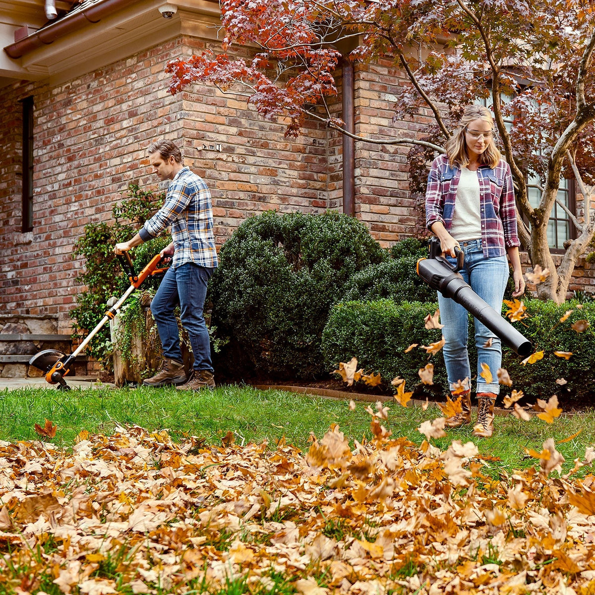 WG929 20V Power Share Cordless Grass Trimmer & Leaf Blower Combo Kit A0U1 - product image 6