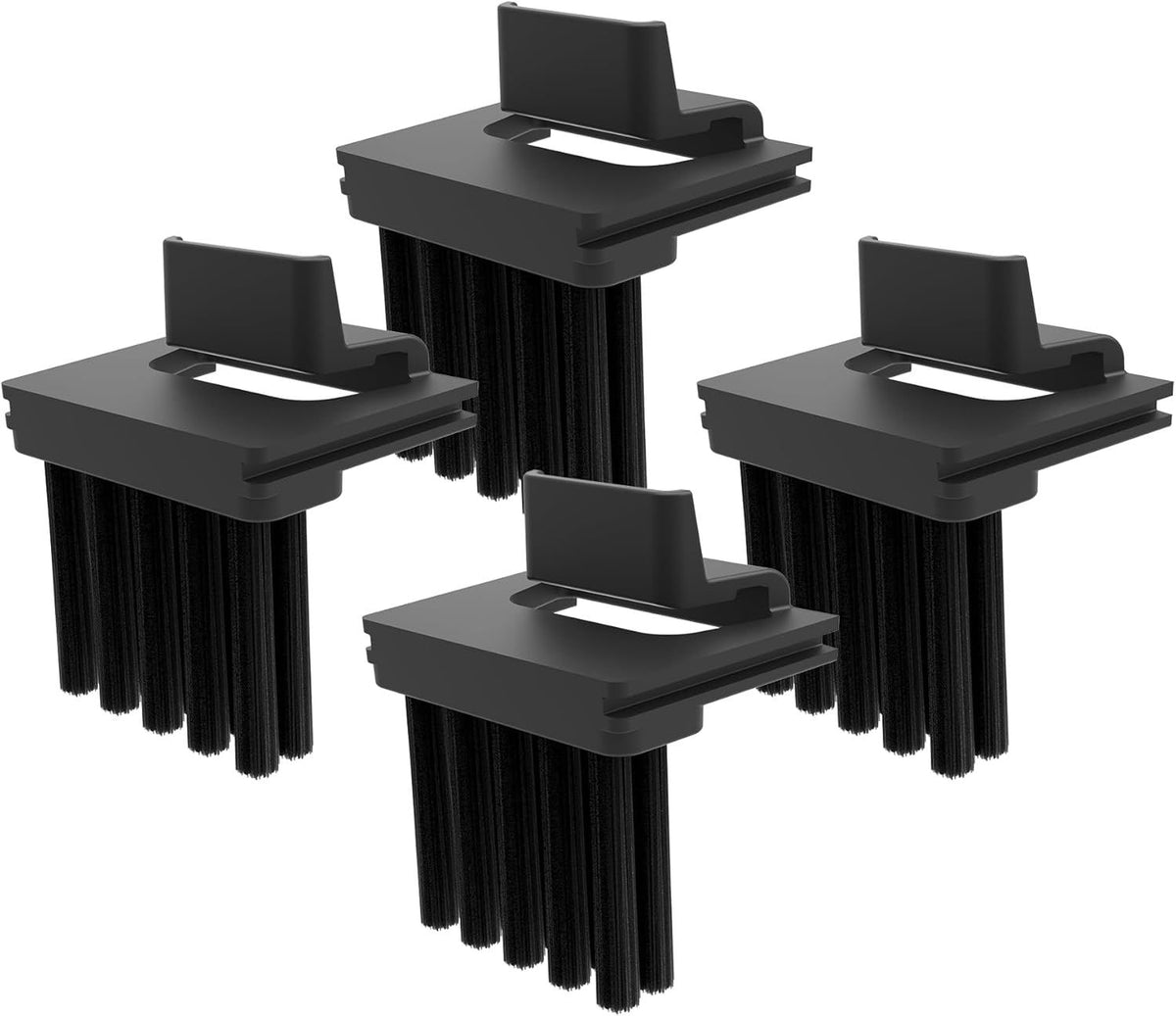 Wheel Brush for Vision Cloud 2.0 2WD Models, 4pcs, Black T4T9 - product image 1