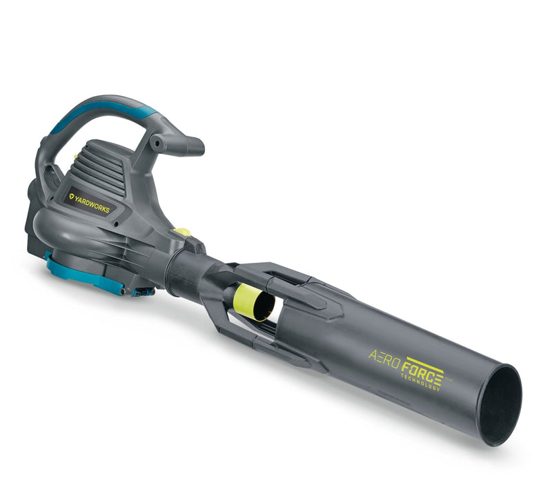 12 Amp Electric Leaf Blower/Vacuum with Aero Force Technology Black W6K8