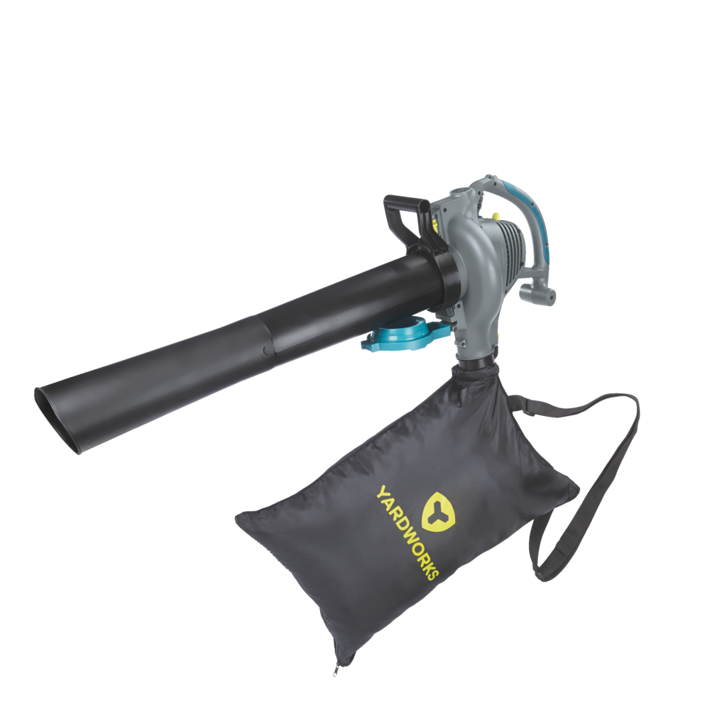 12 Amp Electric Leaf Blower/Vacuum with Aero Force Technology Black W6K8 - product image 4